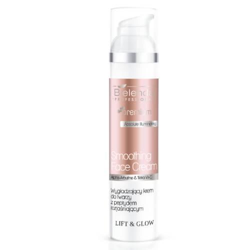 Miniaturka artykułu - BIELENDA PROFESSIONAL Lift & Glow Wygładzający krem do twarzy z peptydem rozjaśniającym, 100ml
