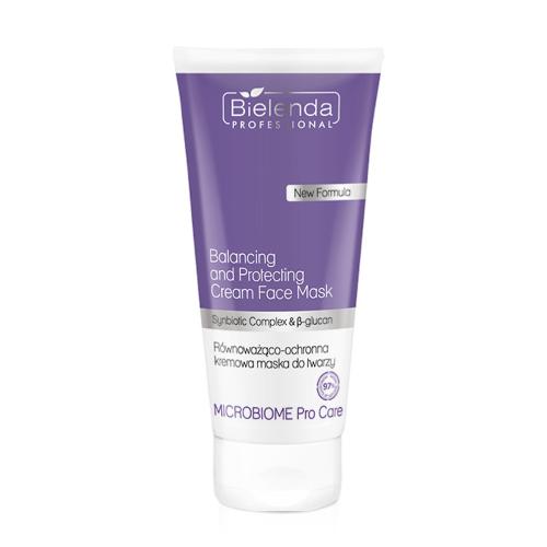 Miniaturka artykułu - BIELENDA Professional Maska r&oacute;wnoważąco-ochronna do twarzy Microbiome Pro Care, 175ml