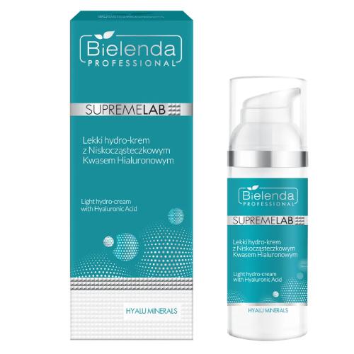 Miniaturka artykułu - BIELENDA PROFESSIONAL Supremelab Lekki hydro-krem z niskocząsteczkowym kwasem hialuronowym, 50 ml