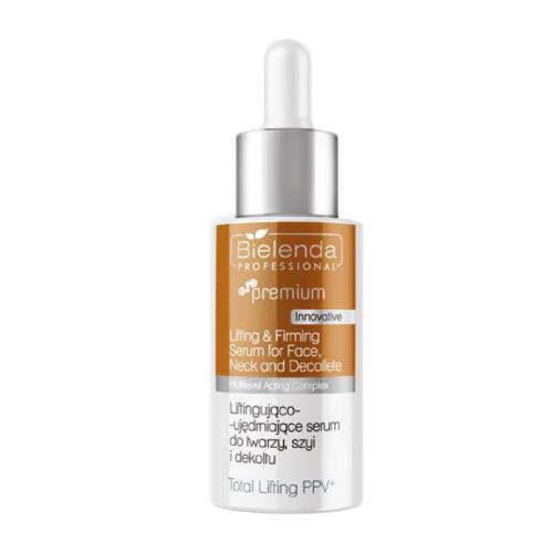 Miniaturka artykułu - BIELENDA Professional Total Lifting PPV+ Liftingująco-ujędrniające serum do twarzy, szyi i dekoltu, 30ml