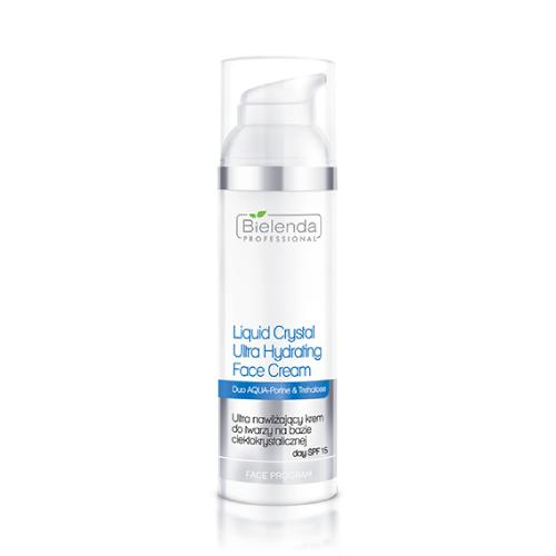 Miniaturka artykułu - BIELENDA PROFESSIONAL Ultranawilżający krem do twarzy na bazie ciekłokrystalicznej SPF15, 100 ml