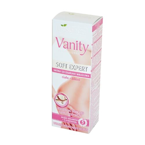 Miniaturka artykułu - BIELENDA Vanity Soft Expert Zestaw do depilacji ultra odżywczy ciało + bikini, 100ml