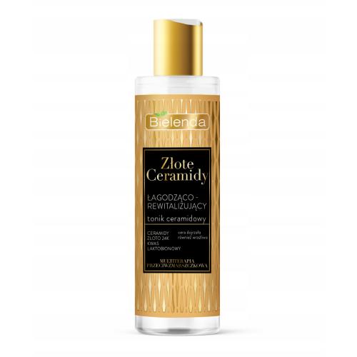 Miniaturka artykułu - BIELENDA Złote Ceramidy Tonik łagodząco-rewitalizujący, 200ml