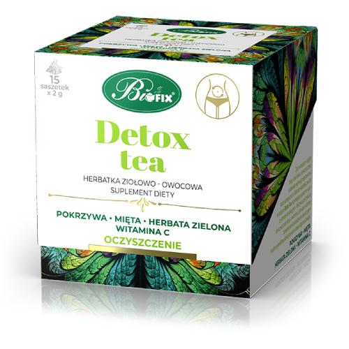 Miniaturka artykułu - BiFix Herbatka ziołowo-owocowa Detox Tea, 15x2g