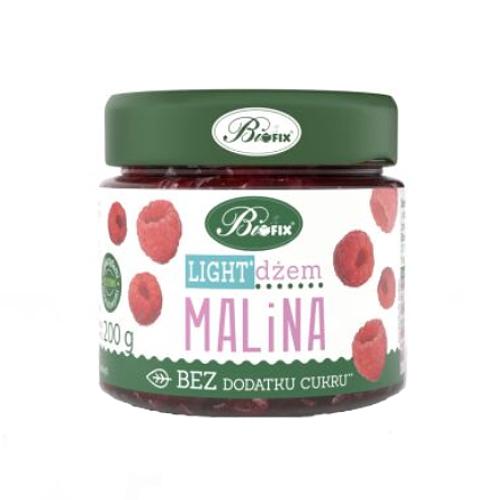 Miniaturka artykułu - BiFix Dżem Malina bez dodatku cukru, 200g