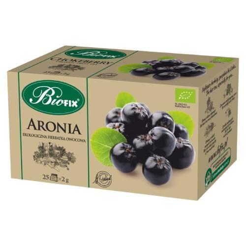 Miniaturka artykułu - BiFix Ekologiczna herbata z aronii, 25x2g