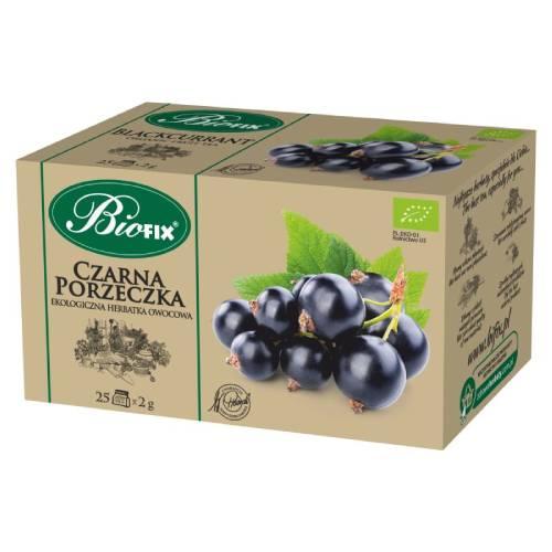 Miniaturka artykułu - BiFix Ekologiczna herbata z czarną porzeczką, 25x2g