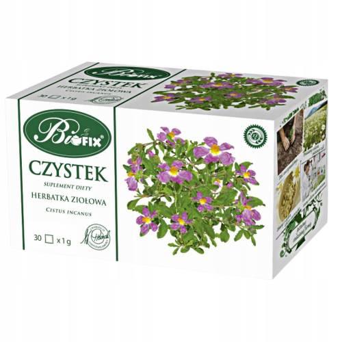 Miniaturka artykułu - BiFix Herbata ziołowa Czystek, 30x1g