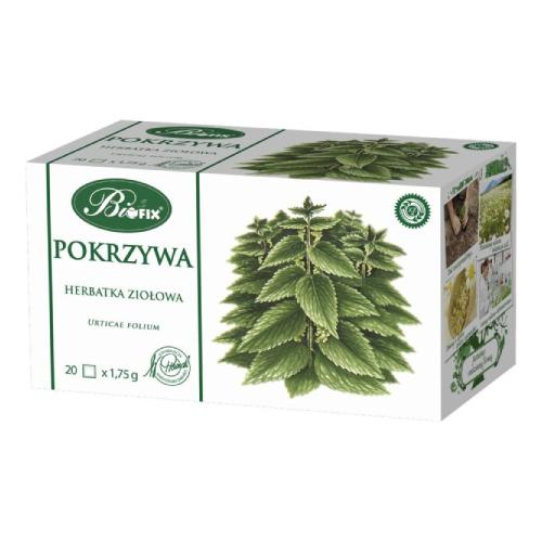Miniaturka artykułu - BiFix Herbatka ziołowa ekspresowa Pokrzywa, 20 x 1,75g