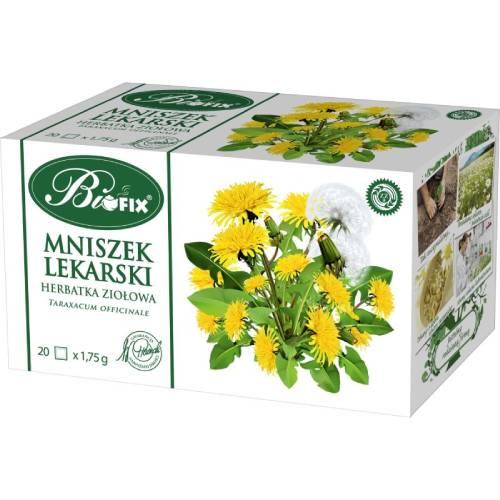 Miniaturka artykułu - BiFix Herbata ziołowa Mniszek lekarski, 20x1,75g