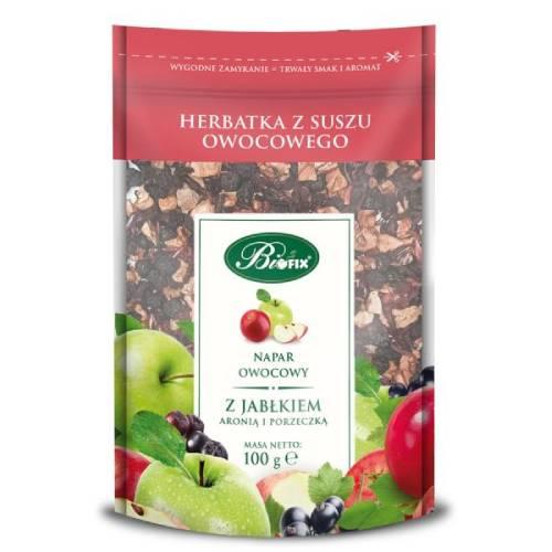 Miniaturka artykułu - BiFix Napar owocowy z jabłkiem, aronią i porzeczką, 100g