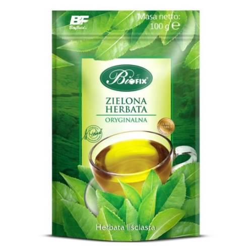 Miniaturka artykułu - BiFix Zielona herbata oryginalna liściasta, 100g