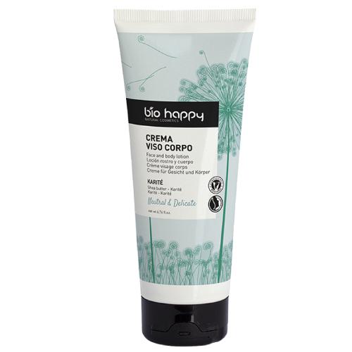 Miniaturka artykułu - BIO HAPPY Neutral & Delicate Delikatny balsam do twarzy i ciała Masło Shea, 200ml