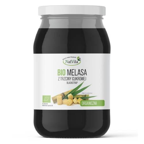 Miniaturka artykułu - NatVita Bio Melasa Trzcinowa, 1200 g