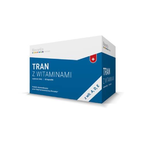 Miniaturka artykułu - BIOCANTO Tran Z Witaminami, 60 kaps.