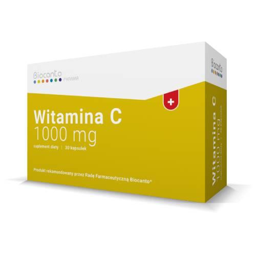 Miniaturka artykułu - BIOCANTO Witamina C 1000 mg, 30 kaps.