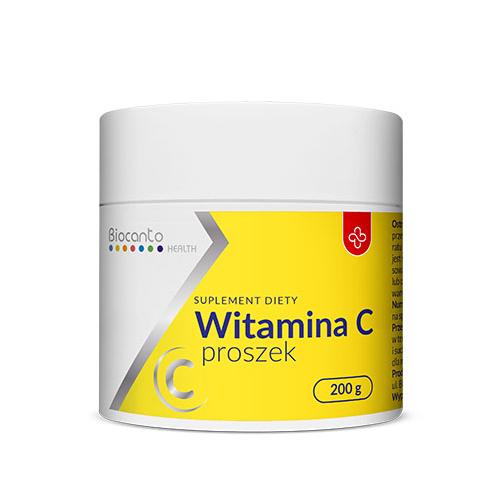 Miniaturka artykułu - Biocanto Witamina C proszek, 200 g - suplement diety z witaminą C
