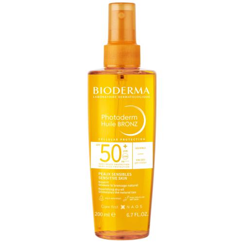 Miniaturka artykułu - BIODERMA Photoderm Huile BRONZ SPF 50+, 200ml