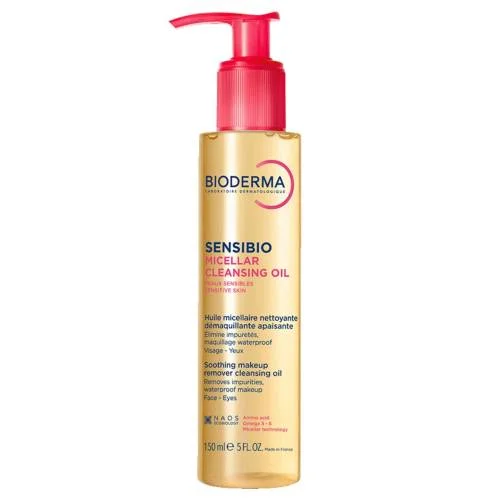 Miniaturka artykułu - BIODERMA SENSIBIO Oczyszczający Olejek Micelarny Do Demakijażu, 150ml