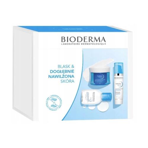 BIODERMA Zestaw HYDRABIO (Płyn micelarny, 250ml + Serum nawilżające, 40ml + Krem nawilżający, 50ml)