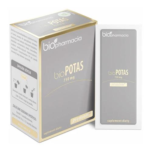 Miniaturka artykułu - BIOFARMACJA Bio Potas 750mg, 30sasz.