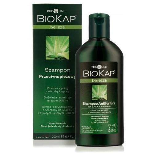Miniaturka artykułu - BIOKAP BELLEZZA Szampon przeciwłupieżowy, 200 ml