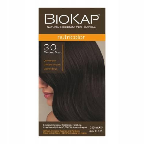 Miniaturka artykułu - Biokap Nutricolor 3.0 ciemny brąz, 140ml