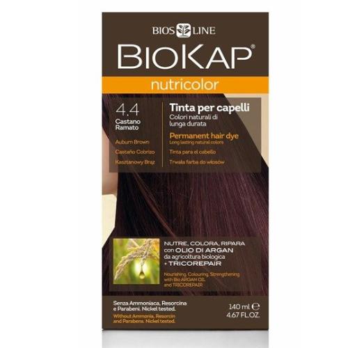 Miniaturka artykułu - Biokap Nutricolor 4.4 kasztanowy brąz 140ml