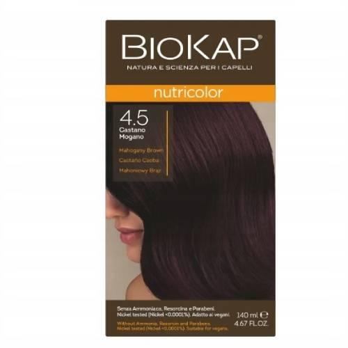 Miniaturka artykułu - Biokap Nutricolor 4.5 mahoniowy brąz 140ml