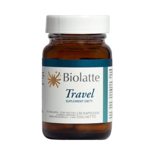 Miniaturka artykułu - BIOLATTE Travel, 30 kapsułek