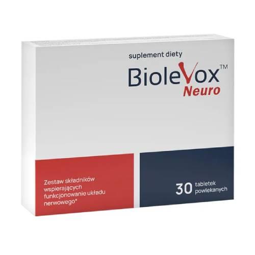 Miniaturka artykułu - Biolevox Neuro wsparcie dla układu nerwowego, 30 tabl.