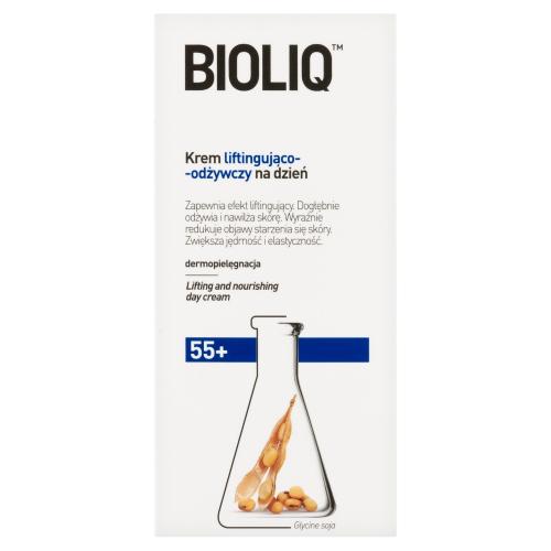 Miniaturka artykułu - BIOLIQ 55+ Krem liftingująco - odżywczy na dzień, 50 ml