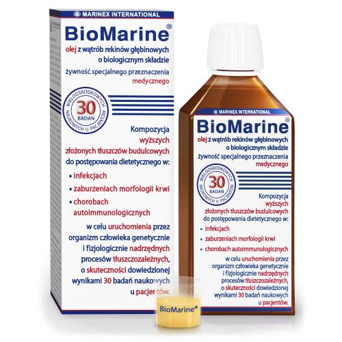 Miniaturka artykułu - BioMarine Olej z wątr&oacute;b rekin&oacute;w głębinowych o biologicznym składzie, 100ml