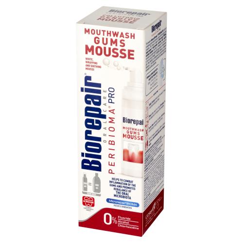 Miniaturka artykułu - Biorepair Peribioma Pianka do płukania jamy ustnej, 200 ml