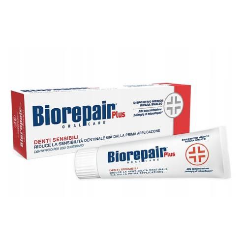 Miniaturka artykułu - Biorepair Plus Sensitive Teeth Pasta do zęb&oacute;w nadwrażliwych, 75 ml