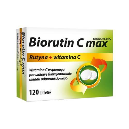 Miniaturka artykułu - Biorutin C Max, 120 tabl.