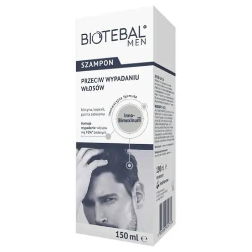 Miniaturka artykułu - BIOTEBAL MEN Szampon przeciw wypadaniu włos&oacute;w, 150ml