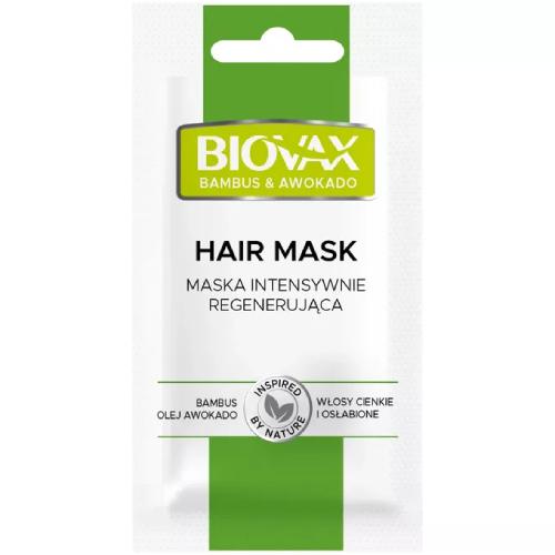 Miniaturka artykułu - BIOVAX BAMBUS AVOCADO Maseczka - 20 ml