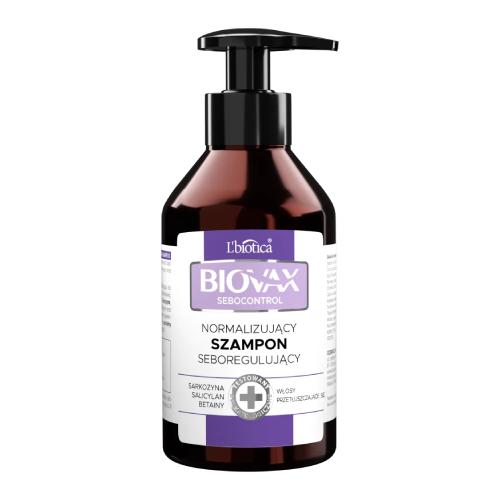 BIOVAX Sebocontrol Normalizujący szampon seboregulujący, 200ml