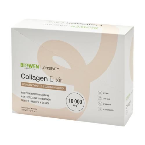 Miniaturka artykułu - Biowen Collagen Elixir 10000 mg, 30 sasz.