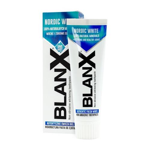 Miniaturka artykułu - BLANX NORDIC WHITE Pasta do zęb&oacute;w wybielająca, 75ml