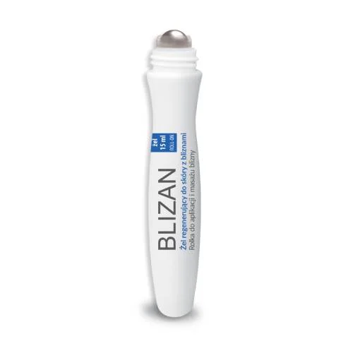 Miniaturka artykułu - Blizan Żel roll-on regenerujący do sk&oacute;ry z bliznami, 15 ml