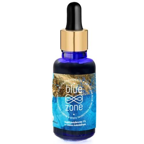 Miniaturka artykułu - Blue Zone 1% + Nano Gold, 30 ml