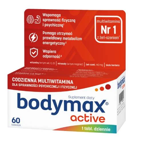 Miniaturka artykułu - Bodymax Active, 60 tabletek