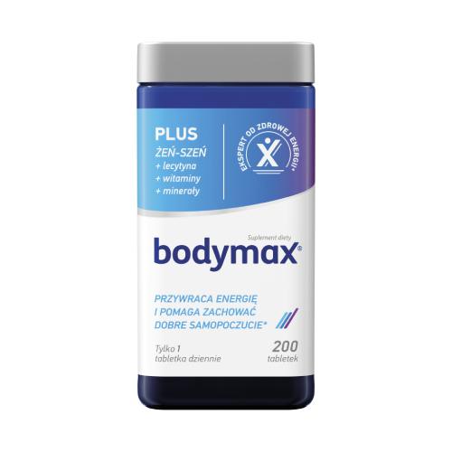 Miniaturka artykułu - Bodymax Plus z lecytyną, 200 tabl.