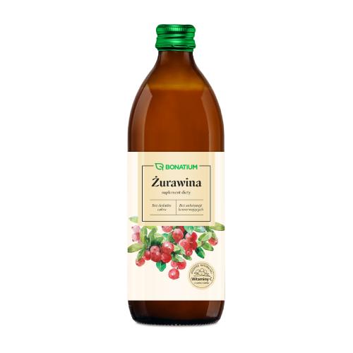 Miniaturka artykułu - Bonatium Żurawina sok, 500 ml
