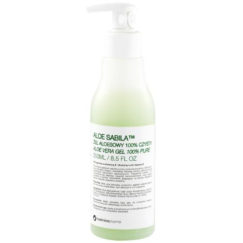 Miniaturka artykułu - Botanicapharma Aloe Sabila 100% czysty żel aloesowy, 250 ml