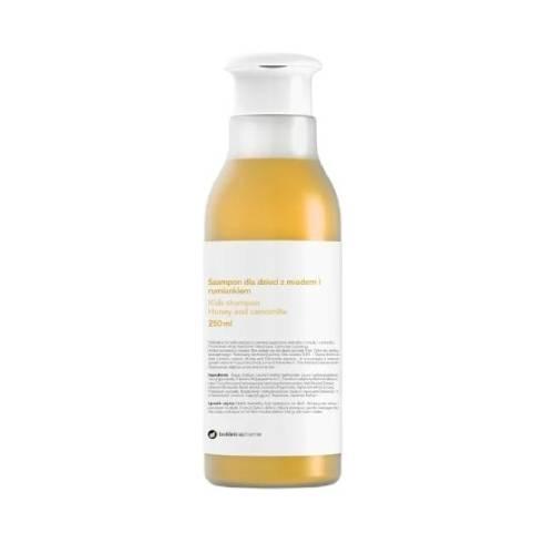 Miniaturka artykułu - Botanicapharma Szampon dla dzieci z miodem i rumiankiem, 250 ml