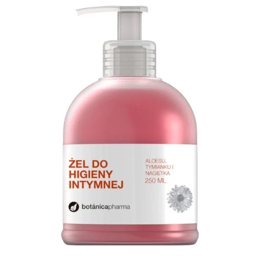 Miniaturka artykułu - Botanicapharma Tymianek i nagietek Żel do higieny intymnej, 250 ml