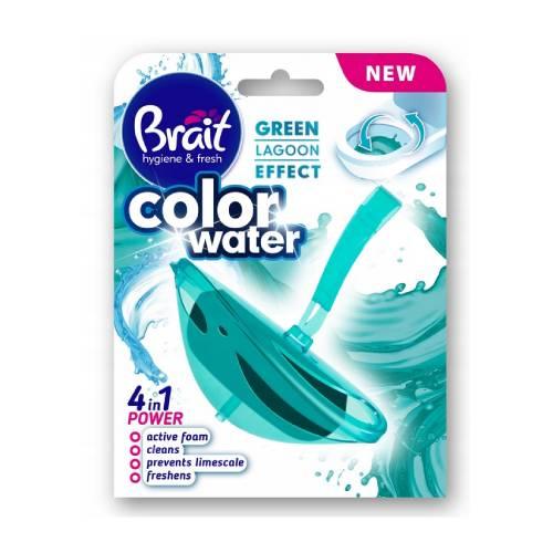 Miniaturka artykułu - BRAIT Kostka do WC Green Lagoon, 40g